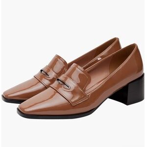 Miramar Penny Loafer Pump Women’s Sz 9.5 by Linea Paolo in Cognac New